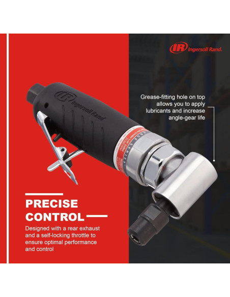 Ingersoll Rand 3101G Molino de Aire 1/4" 20,000 RPM Ligero