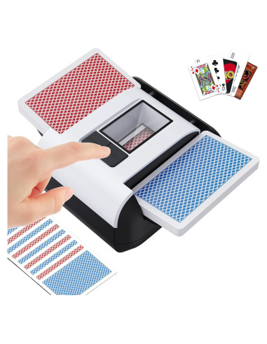 Barajador Automático KPAW X1 Recargable Bajo Ruido para 1-2 Barajas