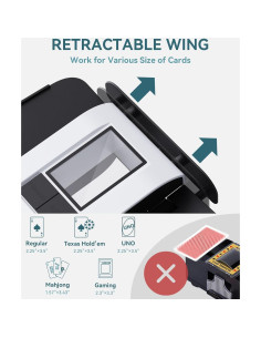 Barajador Automático KPAW X1 Recargable Bajo Ruido para 1-2 Barajas 2