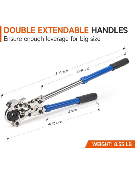 Herramienta de Crimpado iCrimp IWISS-1632AF 3.8 kg 53 cm