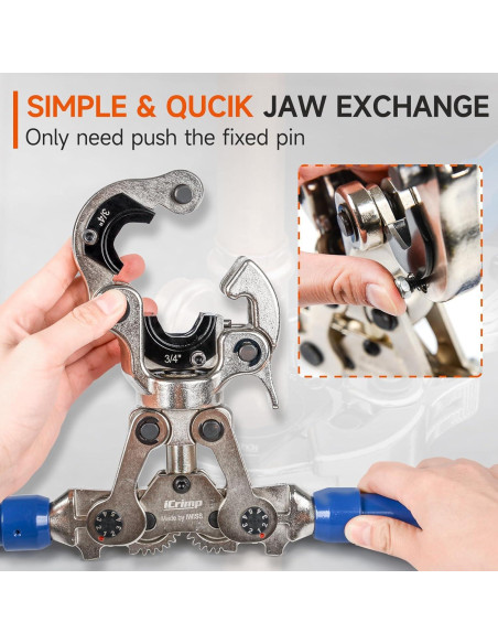 Herramienta de Crimpado iCrimp IWISS-1632AF 3.8 kg 53 cm