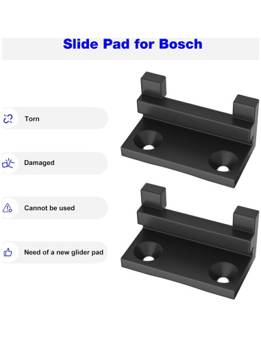 Almohadillas Deslizantes de Sierra Bosch 2610950101 - 2 Pcs