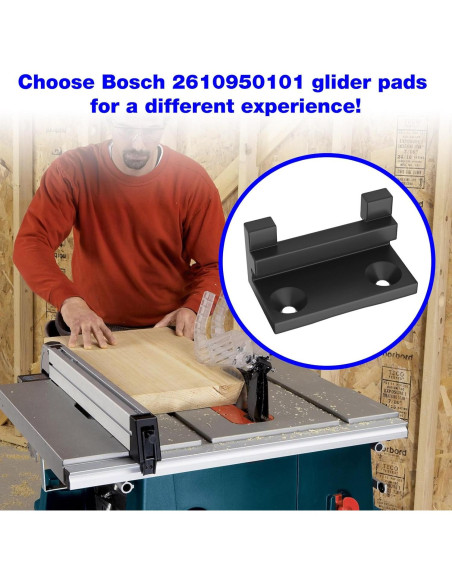 Almohadillas Deslizantes de Sierra Bosch 2610950101 - 2 Pcs