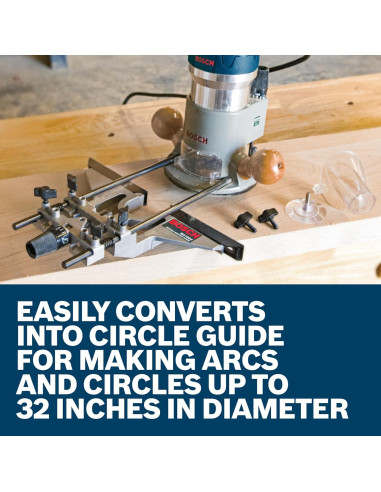 Guía de Biseladora Bosch RA1054 con Capucha y Adaptador