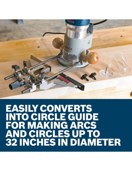 Guía de Biseladora Bosch RA1054 con Capucha y Adaptador