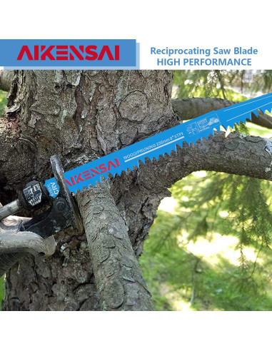 10 Cuchillas de Sierra Recíproca AIKENSAI S1531L para Madera