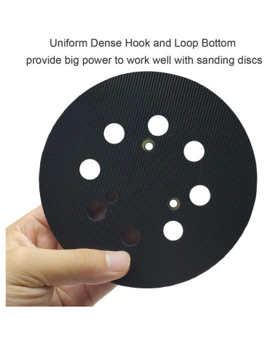 Pad de Lijado Hook and Loop 12.7 cm M-jump 8 Agujeros