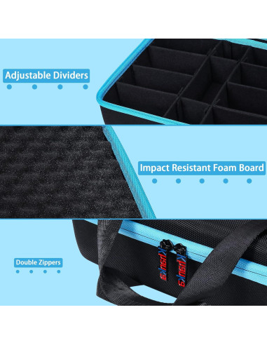 Estuche Duro para Baterías Makita 12V/18V/40V - Organizador