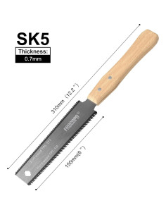 Sierra de Mano Frocopo 15 cm Doble Filo Ligera para Carpintería 2