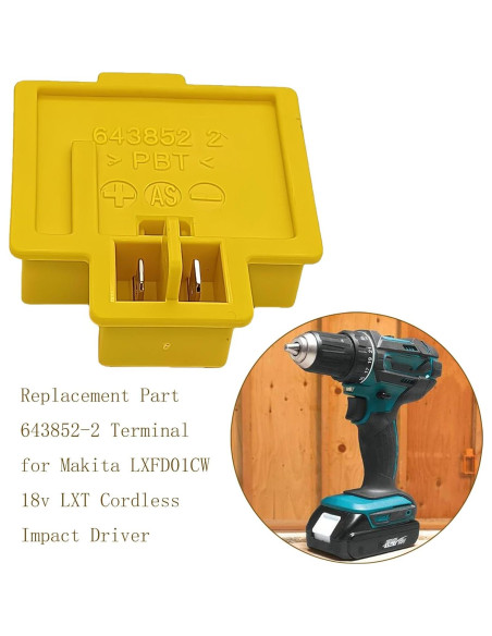 Pieza de Repuesto Terminal Makita LXFD01CW 18V LXT Inalámbrico