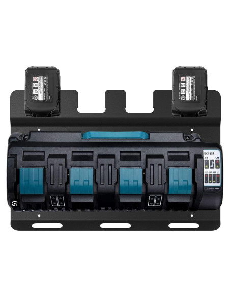 Soporte de Pared Riuog para Baterías Makita y Cargadores Soporte de Pared Riuog para Baterías Makita y Cargadores