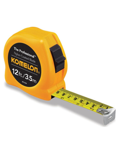 Cinta Métrica Komelon 4912IM 3,66 m Amarillo Profesional