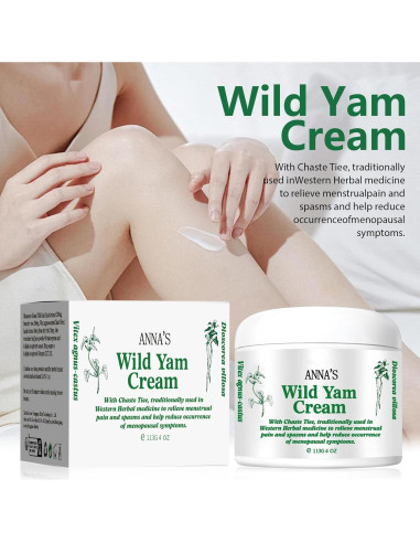 Crema Orgánica de Ñame Silvestre ANNA 150g - Alivio Menopausia