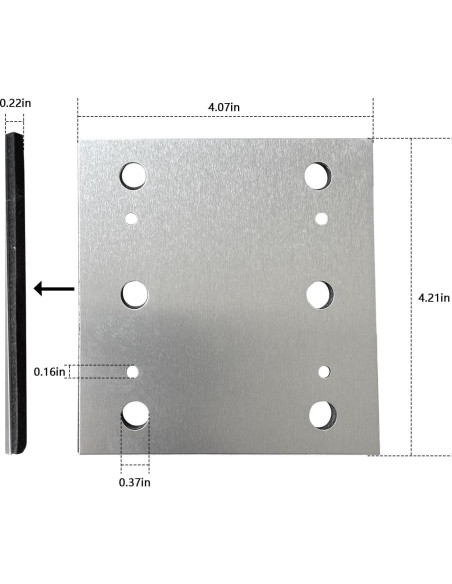 Pad de Lijadora SURPOUF 14-67-0275 10,34x10,70 cm Grano 60