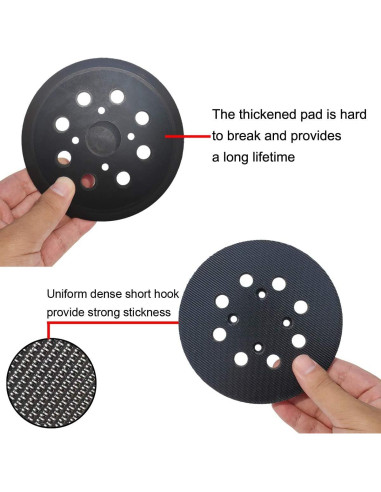 Pad de Lijado 12.7 cm Ridgid R2600 R2601 Respaldo Duro