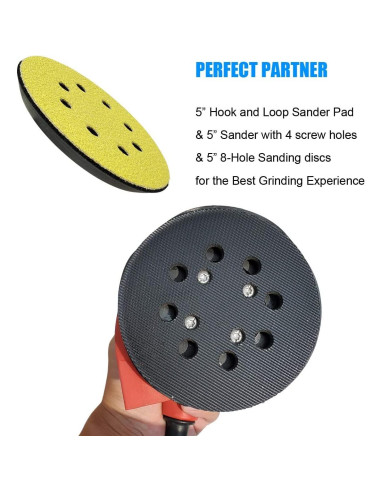 Pad de Lijado 12.7 cm Ridgid R2600 R2601 Respaldo Duro