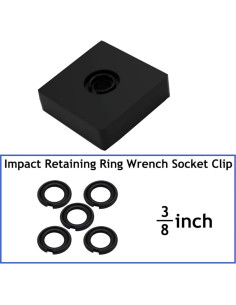 Anillos de retención 3/8" con O-ring y herramienta Yhoparts 2