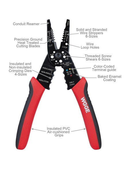 Desforrador de Cables WGGE WG-015 20,32 cm Profesional