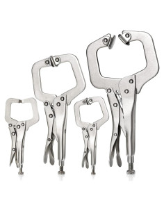 Juego de 4 Pinzas de Cierre en C Minatee Ajustables