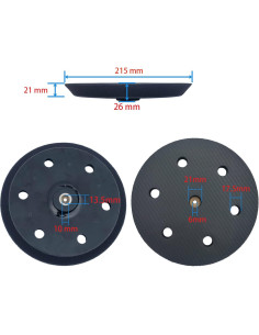 Paquete de 2 almohadillas de respaldo 22.86 cm HDongany para sierra 2