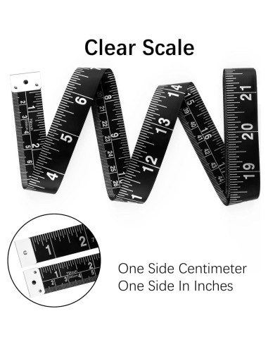 Cinta Métrica REIDEA Doble Cara 200cm para Medición Cuerpo