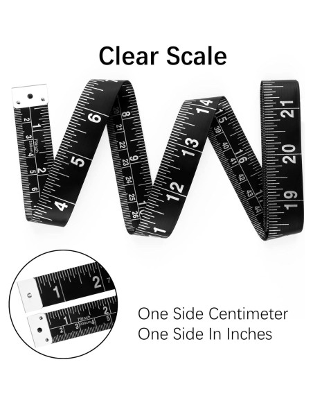 Cinta Métrica REIDEA Doble Cara 200cm para Medición Cuerpo