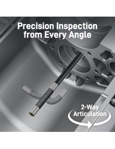 Borescopio Articulado Teslong 1.40kg con Luz LED y Pantalla 4.5" 2