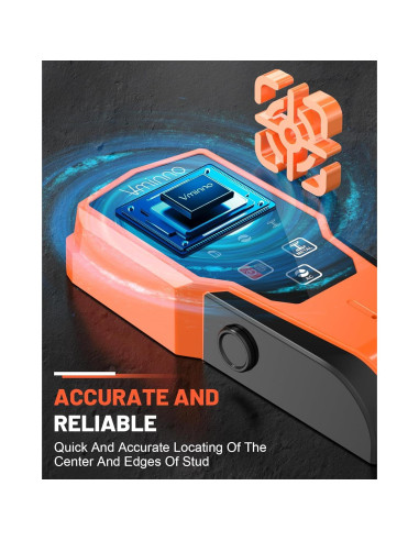 Buscador de Vigas Vminno TH650 6 en 1 con Pantalla LCD