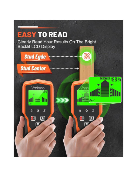 Buscador de Vigas Vminno TH650 6 en 1 con Pantalla LCD