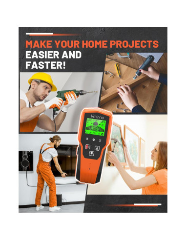Buscador de Vigas Vminno TH650 6 en 1 con Pantalla LCD