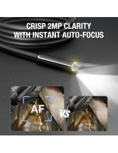 Cámara Endoscópica Teslong 2MP USB-C 5.03m con Autofoco 2