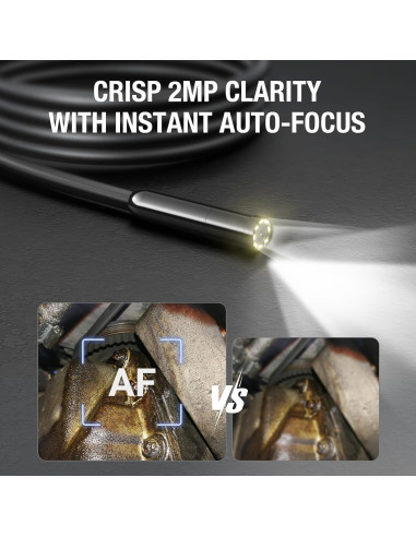 Cámara Endoscópica Teslong 2MP USB-C 5.03m con Autofoco