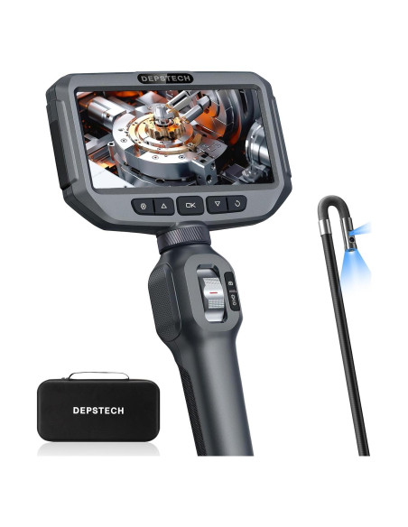 Borescopio Articulado DEPSTECH DS630DL con Luz y Pantalla 5"