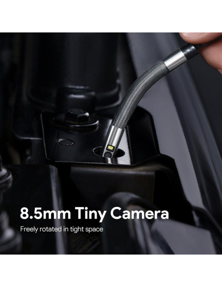 Borescopio Articulado DEPSTECH DS630DL con Luz y Pantalla 5"