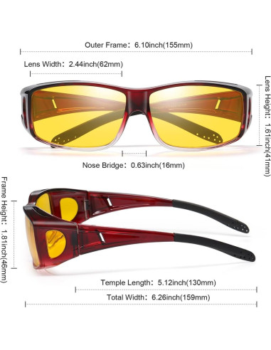 Gafas de Conducción FAGUMA con Lente Nocturna HD