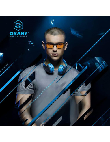 Gafas de Juego OKANY Anti Luz Azul UV400 para Gamers