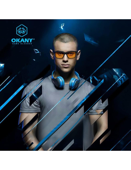 Gafas de Juego OKANY Anti Luz Azul UV400 para Gamers