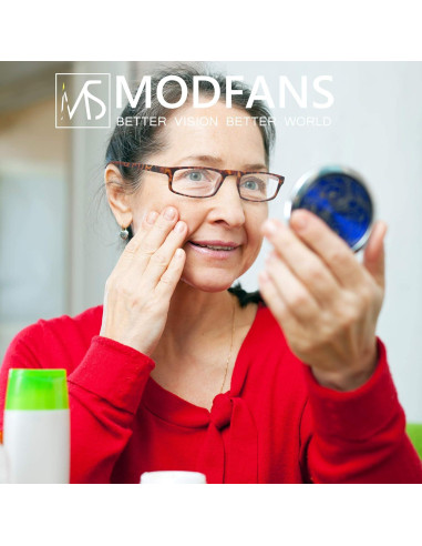 Gafas de Lectura MODFANS Amarillas +1.25 4 Pares Lentes Moda