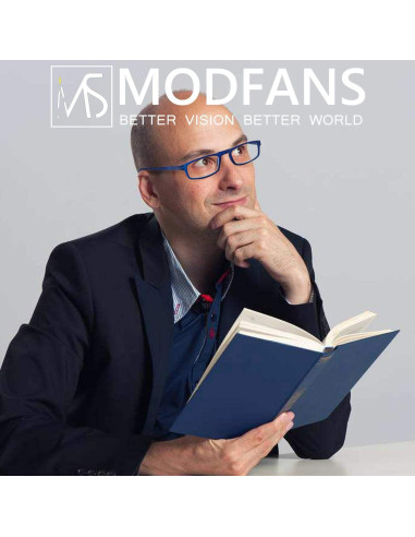 Gafas de Lectura MODFANS Amarillas +1.25 4 Pares Lentes Moda