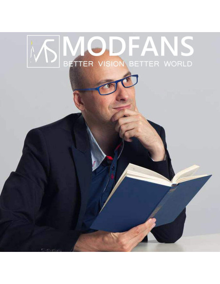 Gafas de Lectura MODFANS Amarillas +1.25 4 Pares Lentes Moda
