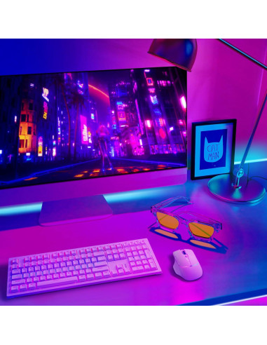 Gafas Gamer VISOONE Filtro Luz Azul Anti-Fatiga Transparente