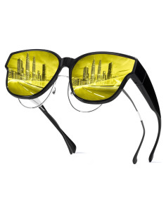 Gafas de Conducción Nocturna Polarizadas Trysee C01 Negro