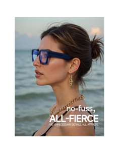 Gafas Anti Luz Azul TR90 Dallas Azul Zafiro para Fatiga Visual 2