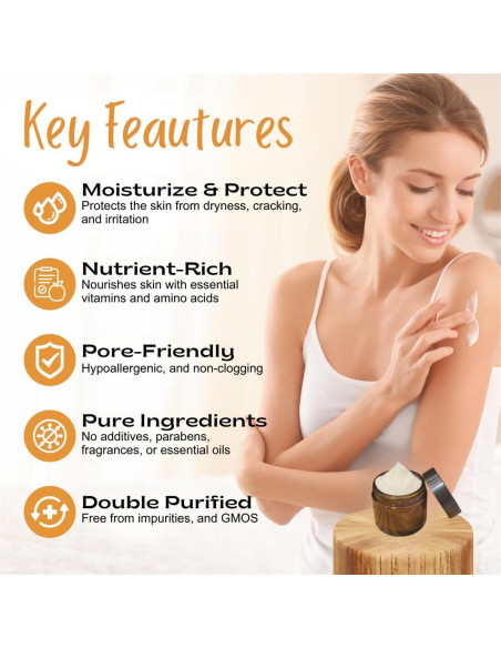 Bálsamo Hidratante Untamed Organics 100% Grasa de Res 140 g