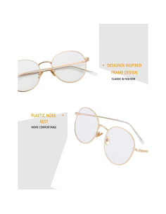 Gafas de Bloqueo de Luz Azul Kursan Unisex con Montura Metálica 2