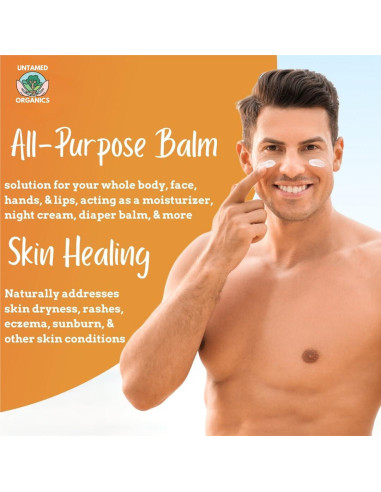 Bálsamo Hidratante Untamed Organics 100% Grasa de Res 140 g