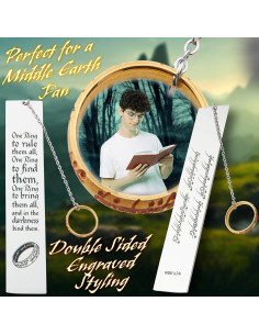 Marcador de Metal El Señor de los Anillos - Acero Inoxidable 2