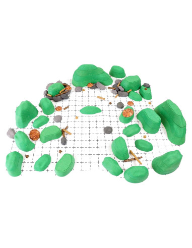 Conjunto de Terreno DCD - Mini Castillo RPG 98 Piezas