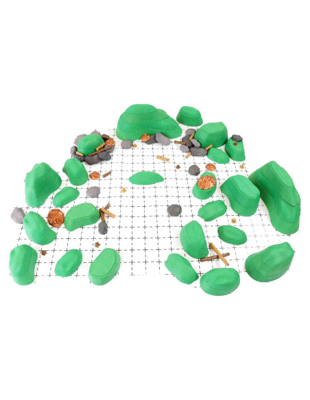 Conjunto de Terreno DCD - Mini Castillo RPG 98 Piezas