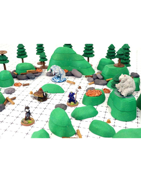 Conjunto de Terreno DCD - Mini Castillo RPG 98 Piezas